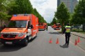 Schwerer Bus Unfall Koeln Porz Gremberghoven Neuenhofstr P031